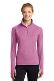 Sport-Tek Ladies Sport-Wick Stretch 1/2-Zip Pullover. LST850