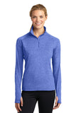 Sport-Tek Ladies Sport-Wick Stretch 1/2-Zip Pullover. LST850