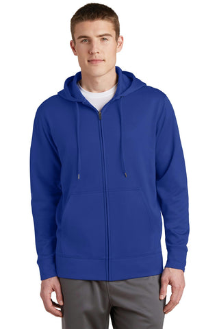 Sport-Tek Sport-Wick Fleece Full-Zip Hooded Jacket.  ST238