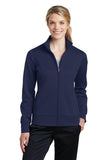 Sport-Tek Ladies Sport-Wick Fleece Full-Zip Jacket.  LST241