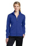 Sport-Tek Ladies Sport-Wick Fleece Full-Zip Jacket.  LST241