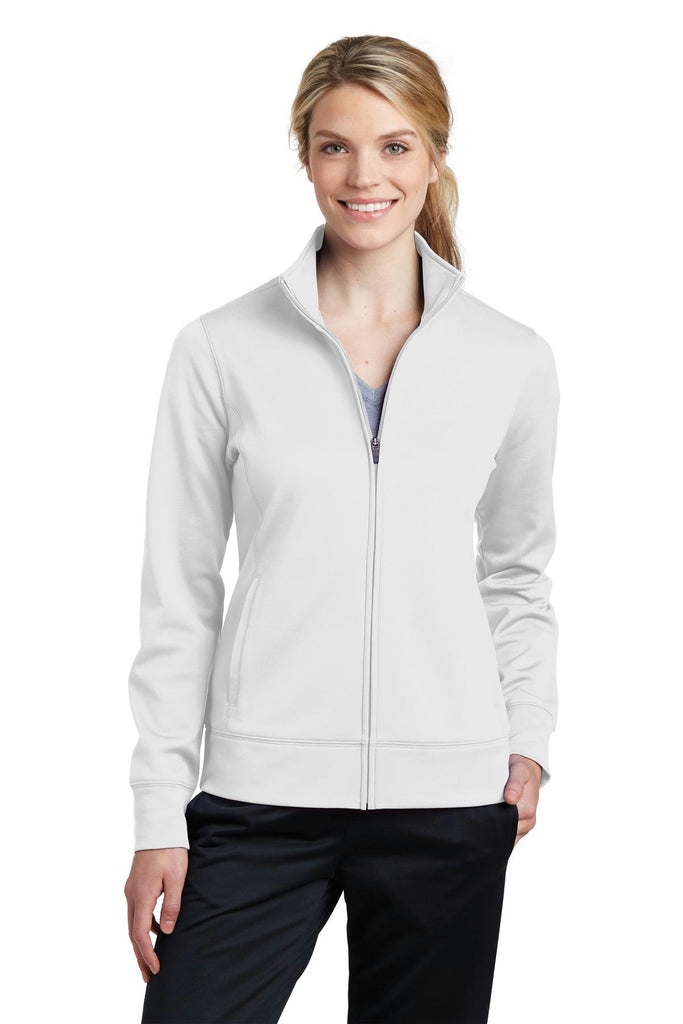 Sport-Tek Ladies Sport-Wick Fleece Full-Zip Jacket.  LST241