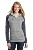 District Juniors Lightweight Fleece Raglan Hoodie.  DT296