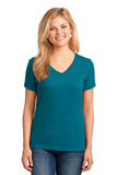 Port & Company Ladies Core Cotton V-Neck Tee. LPC54V