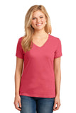 Port & Company Ladies Core Cotton V-Neck Tee. LPC54V