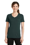 Port & Company Ladies Performance Blend V-Neck Tee. LPC381V