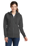 Port & Company Ladies Core Fleece Full-Zip Hooded Sweatshirt. LPC78ZH