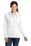 Port & Company Ladies Core Fleece Full-Zip Hooded Sweatshirt. LPC78ZH