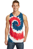 Port & Company Tie-Dye Tank Top.  PC147TT