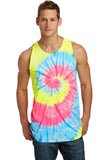 Port & Company Tie-Dye Tank Top.  PC147TT