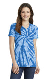 Port & Company Ladies Tie-Dye V-Neck Tee.  LPC147V