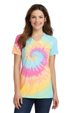 Port & Company Ladies Tie-Dye V-Neck Tee.  LPC147V