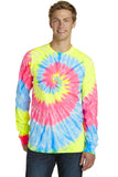 Port & Company Tie-Dye Long Sleeve Tee.  PC147LS