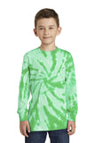 Port & Company Youth Tie-Dye Long Sleeve Tee.  PC147YLS