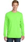 Port & Company Pigment-Dyed Long Sleeve Pocket Tee.  PC099LSP