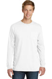 Port & Company Pigment-Dyed Long Sleeve Pocket Tee.  PC099LSP