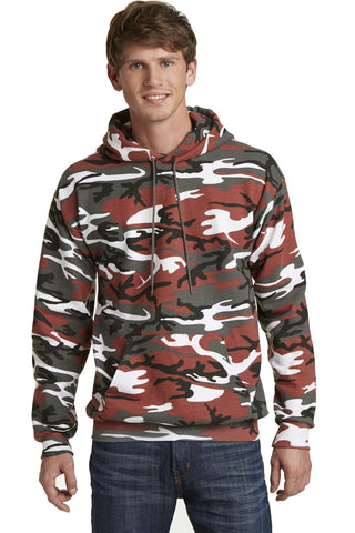 Port & Company Core Fleece Camo Pullover Hooded Sweatshirt. PC78HC