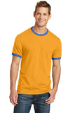 Port & Company Core Cotton Ringer Tee.  PC54R