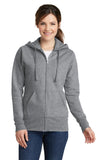 Port & Company Ladies Core Fleece Full-Zip Hooded Sweatshirt. LPC78ZH