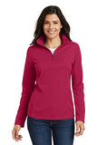 Port Authority Ladies Pinpoint Mesh 1/2-Zip . L806