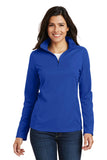 Port Authority Ladies Pinpoint Mesh 1/2-Zip . L806