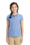 Port Authority Girls Silk Touch Peter Pan Collar Polo. YG503