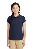 Port Authority Girls Silk Touch Peter Pan Collar Polo. YG503