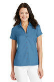 Port Authority Ladies Textured Camp Shirt. L662