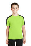 Sport-Tek Youth PosiCharge Competitor Sleeve-Blocked Tee. YST354