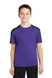 Sport-Tek Youth PosiCharge Competitor Sleeve-Blocked Tee. YST354