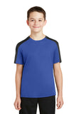 Sport-Tek Youth PosiCharge Competitor Sleeve-Blocked Tee. YST354