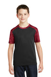 Sport-Tek Youth CamoHex Colorblock Tee. YST371