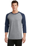 Port & Company Core Blend 3/4-Sleeve Raglan Tee. PC55RS