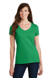 Port & Company Ladies Fan Favorite V-Neck Tee. LPC450V