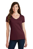 Port & Company Ladies Fan Favorite V-Neck Tee. LPC450V