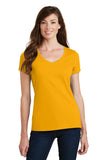 Port & Company Ladies Fan Favorite V-Neck Tee. LPC450V