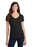 Port & Company Ladies Fan Favorite V-Neck Tee. LPC450V