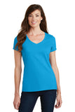 Port & Company Ladies Fan Favorite V-Neck Tee. LPC450V