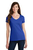 Port & Company Ladies Fan Favorite V-Neck Tee. LPC450V