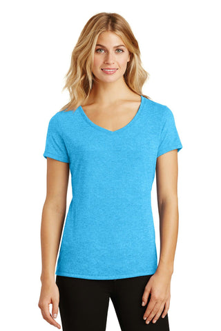 District Made Ladies Perfect Tri V-Neck Tee. DM1350L