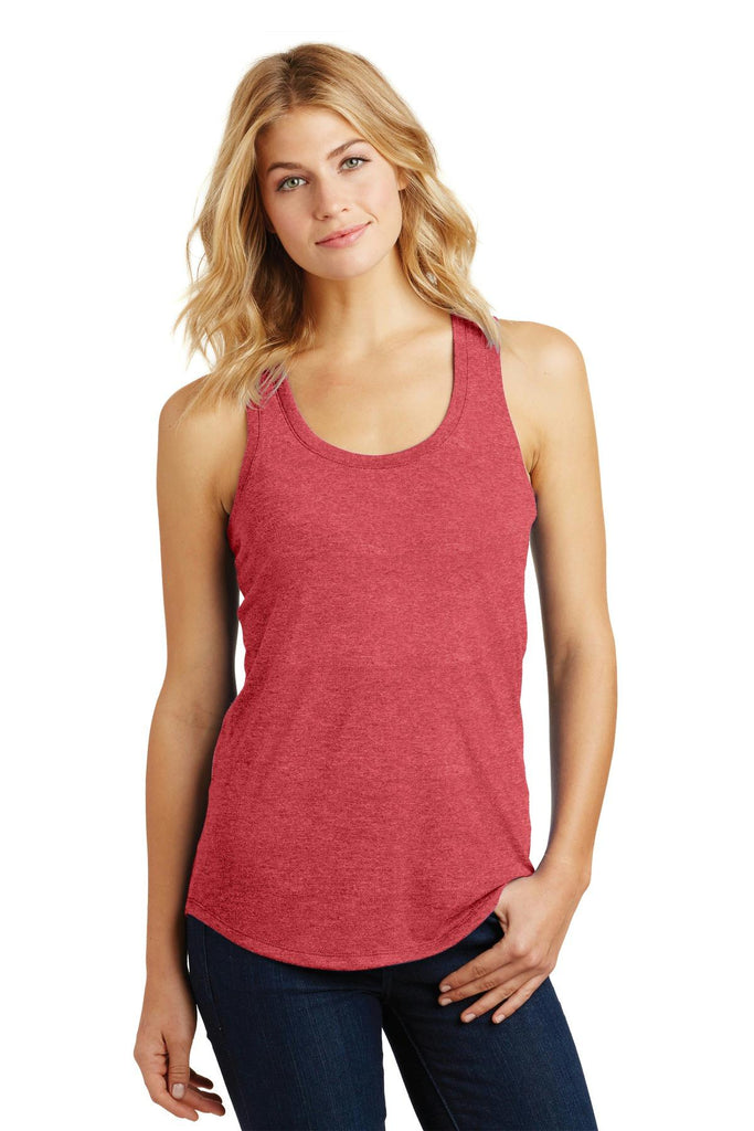 District Made Ladies Perfect Tri Racerback Tank. DM138L