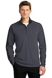 Sport-Tek Sport-Wick Textured Colorblock 1/4-Zip Pullover. ST861