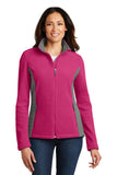 Port Authority Ladies Colorblock Value Fleece Jacket. L216