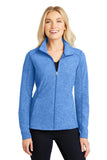 Port Authority Ladies Heather Microfleece Full-Zip Jacket. L235