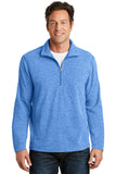 Port Authority Heather Microfleece 1/2-Zip Pullover. F234