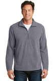 Port Authority Heather Microfleece 1/2-Zip Pullover. F234