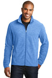 Port Authority Heather Microfleece Full-Zip Jacket. F235