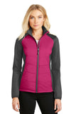 Port Authority Ladies Hybrid Soft Shell Jacket. L787