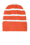 Sport-Tek Striped Beanie with Solid Band. STC31