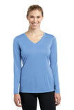 Sport-Tek Ladies Long Sleeve PosiCharge Competitor V-Neck Tee. LST353LS